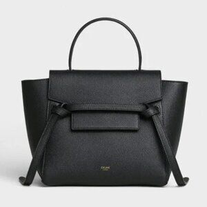 Celine Nano Belt Bag in Black